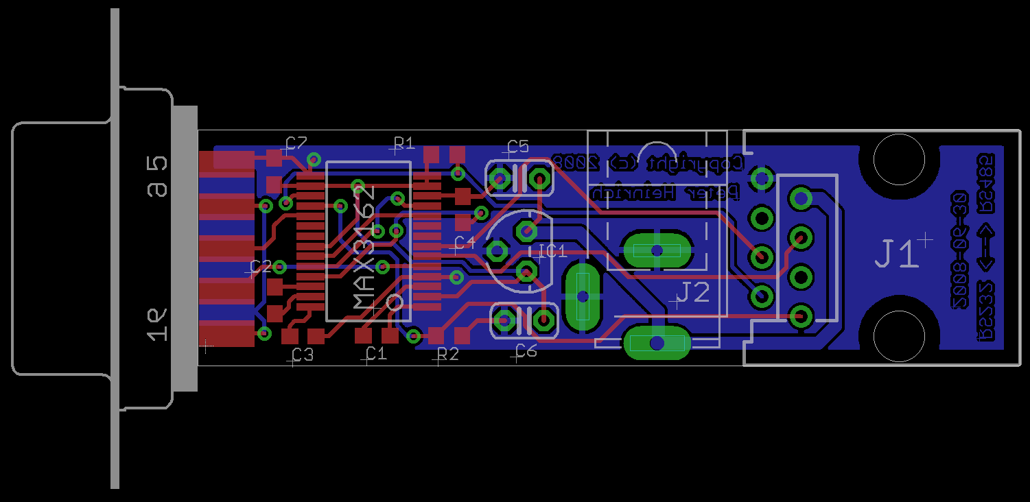 RS232-to-RS485 Circuit Board